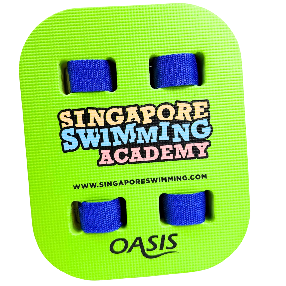 SSA neon-green backfloat with straps